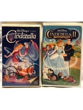 Walt Disneys Cinderella & Sequel Special Edition VHS Dream Come True 2